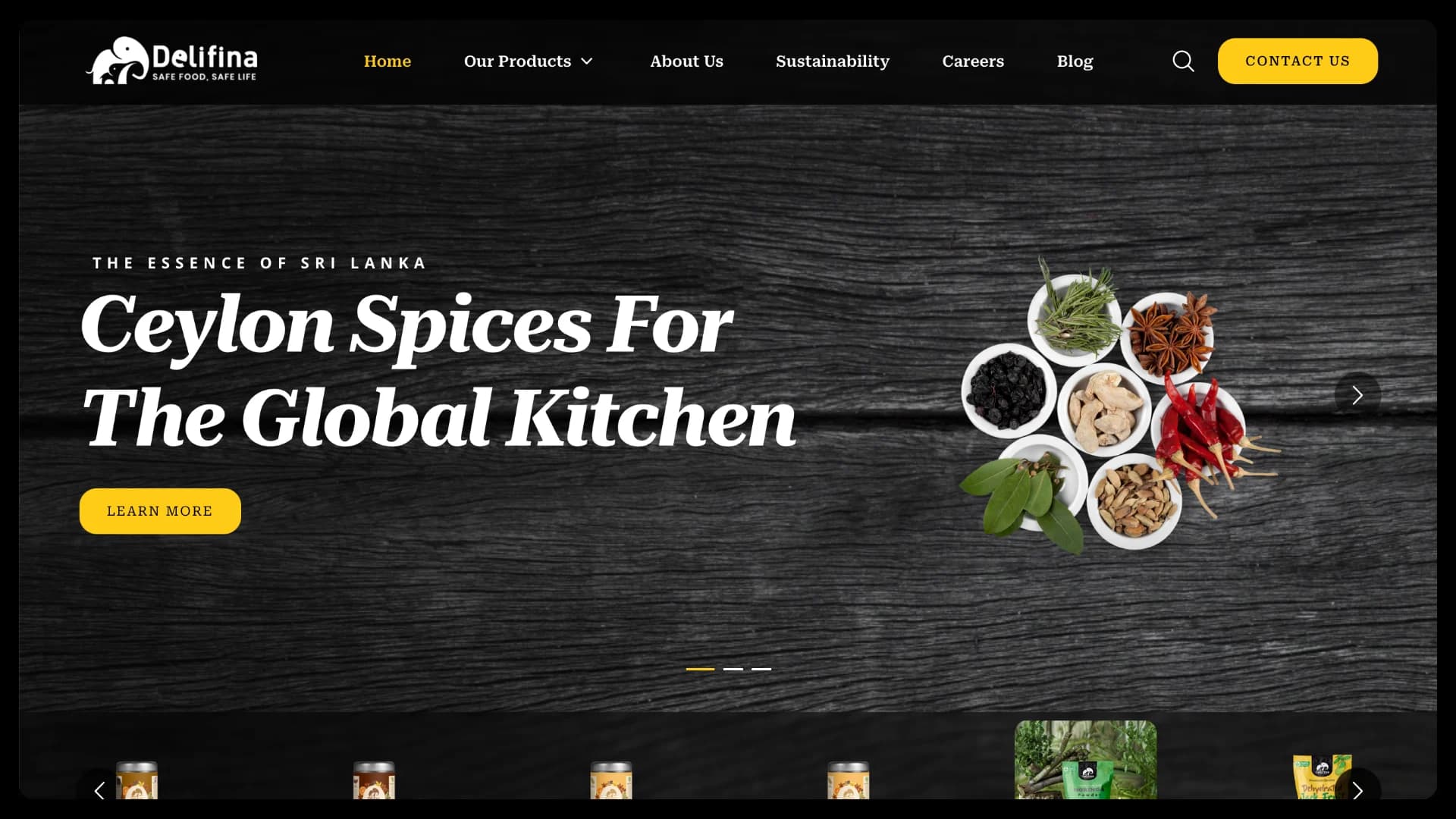 Custom developed delifina platform by Axcertro