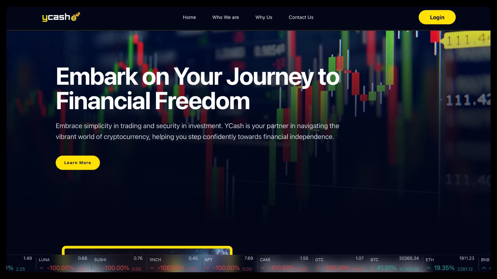 Ycash Online Trading Platform developed by Axcertro